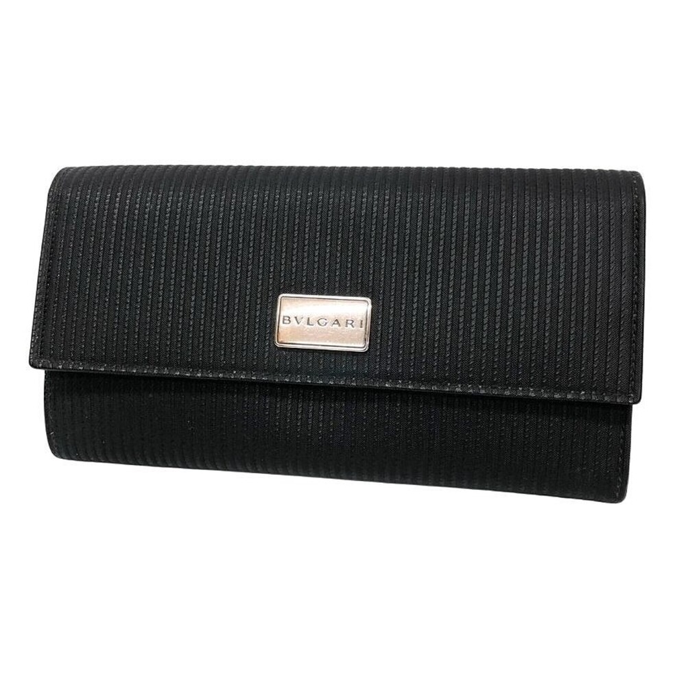 Bulgari BVLGARI Mirelgue Long Wallet 27712 Women's wallet poshette Black